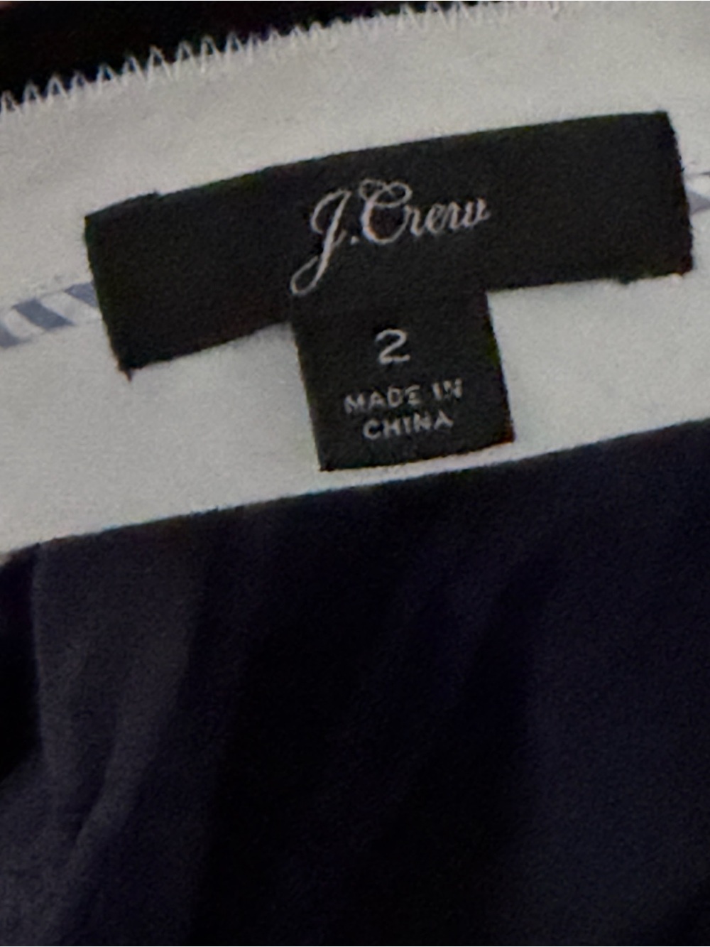 J.Crew Navy Dressy Pants– Size 2 – Like New - Picture 8 of 9